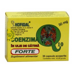 Coenzima Q10 in Ulei de Catina 30mg Forte Hofigal
