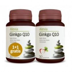 Ginkgo Q10 30+30cpr Pachet- Alevia