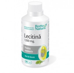 LECITINA 1200 mg X 90 CPS+30cps gratis Rotta Natura (stoc limitat)