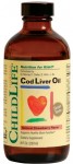 Cod Liver Oil 237ml (gust de capsuni) Secom