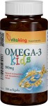 Omega 3 natural pentru copii 100cps gelatinoase Vitaking