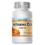 Vitamina D3 4000UI 60cps Cosmo Pharm