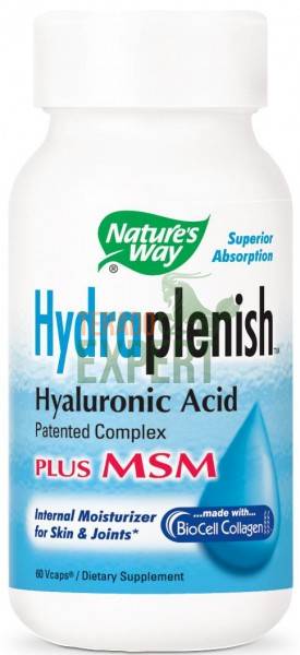 Vitamine și suplimente: Hydraplenish Plus MSM 60 capsule, Secom
