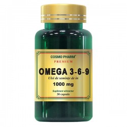 Premium Omega Ulei Seminte de In  30cps Cosmo Pharm
