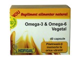 Omega 3 & Omega 6 vegetal 40cps Hofigal