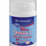 Omega 3 Ulei Somon + Vitamina E 120cps Bio Synergie
